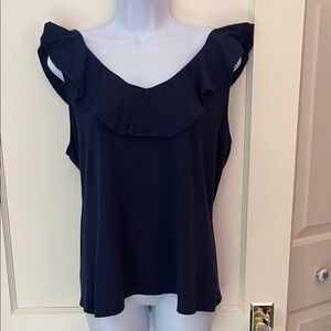 Lilly Pulitzer Alessa ruffle top sz L